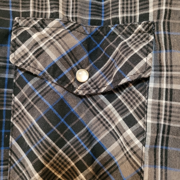 Vintage Wrangler Pearl Snap Shirt - Picture 4 of 5